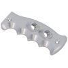 Aeroflow AF72-9923 Dual Button Pistol Grip Side Plate Drivers Handle Silver