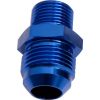 Aeroflow Metric to Male Flare Adapter M12 x 1.25mm to -8AN Blue AF730-08