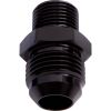 Aeroflow AN EFI Fuel Pump Adapter M12 x 1.5mm to -8AN Black AF731-08BLK