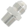 Aeroflow 1/4in BSPT to -6AN Adapter Silver AF756-06S