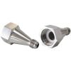 Aeroflow Nitrous Bottle Adapter with Filter -4AN Supplied with 150 Micron Filter AF758-04