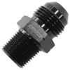 Aeroflow 1/2in BSPT to -10AN Adapter Black AF758-10BLK