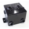 Aeroflow Universal Fabricated Alloy Tank 1.4L capacity 5in L x 5in W x 4in Black AF77-1010BLK