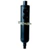Aeroflow Universal Breather Tank 1.25 L 16-3/8in H x 3-1/8in Dia. -12 ORB x 2 Black AF77-1017BLK
