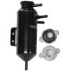 Aeroflow Universal Header Tank Black 5/16in Male Barbs Radiator Cap & Blanking Cap AF77-1031BLK