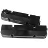 Aeroflow Fabricated Billet Valve Covers Black AF77-5005BLK