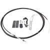 Aeroflow Parachute Release Cable Kit Chrome Handle Black Accessories AF80-1000