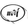 Aeroflow Parachute Release Cable Kit Black Handle Black Accessories AF80-1000BLK