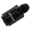 Aeroflow Push-On EFI Fuel Fitting 3/8in Hose Pressure Side Black AF808-02BLK