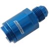 Aeroflow Push-On EFI Fuel Fitting LS & LT 3/8in Hose to -8AN Blue AF808-03