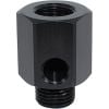 Aeroflow Metric Extension with 1/8in Port black M12 x 1.5 AF810-M12-02BLK