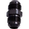 Aeroflow Male Flare Union -12AN Black AF815-12BLK
