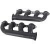 Aeroflow AF8200-2000 GM LS Twin Turbo Manifolds Pair Forward Facing V-Band