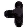 Aeroflow Flare AN Tee -6AN Black AF824-06BLK