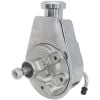 Aeroflow AF83-1000 Power Steering Saginaw Pump Chrome Keyway Shaft No Pulley