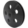 Aeroflow AF83-1003BLK Power Steering Pulley Single Black 5/8 Shaft GM Saginaw