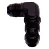 Aeroflow 90 AN Bulkhead -8AN Black AF833-08BLK