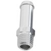 Aeroflow Male NPT to Barb Straight Adapter 1/16in to 1/4in Silver AF841-04-01S