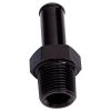 Aeroflow Male NPT to Barb Straight Adapter 1/2in to 5/8in Black AF841-10BLK