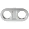 Aeroflow -6AN Universal 2-Port Billet Bulkhead Silver AF88-2006