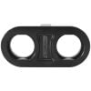 Aeroflow -6AN Universal 2-Port Billet Bulkhead Black AF88-2006BLK