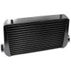 Aeroflow Aluminium Intercooler with 3in Inlet/Outlets black 450 x 300 x 76mm AF90-1001BLK