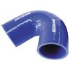 Aeroflow 135 Silicone Hose Elbow 2-1/2in 63mm IDGloss Blue. 3-15/16in 100mm Leg AF9005-250