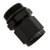 Aeroflow Male -8 ORB to Female -8AN Swivel Adapter Black AF907-08BLK