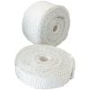 Aeroflow Exhaust Insulation Wrap 1in Wide 15ft Length White AF91-3002