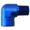 Aeroflow 90 NPT Female to Male NPT Fitting 1/8in Blue AF914-02