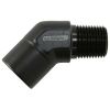 Aeroflow 45 NPT Female to Male NPT Fitting 1/8in Black AF915-02BLK