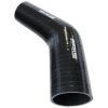 Aeroflow 45 Silicone Hose Reducer 2-3/4in to 2-1/2in 70-63mm ID Gloss black 5-1/2in 140mm AF9202-275-250