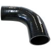 Aeroflow 90 Silicone Hose 2in 51mm ID Gloss black 6in 152mm AF9203-200