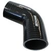 Aeroflow 67 Silicone Hose Elbow 3in 75mm ID Gloss black 4-59/64in 125mm Leg AF9208-300