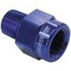 Aeroflow BSP Male to NPT Female Adapter 1/8in to 1/8in Blue AF925-04-04