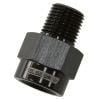 Aeroflow BSP Male to NPT Female Adapter 1/8in to 1/8in Black AF925-04-04BLK
