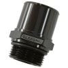 Aeroflow ORB Barb Adapters -16 ORB to 1-3/8in 35mm Barb 55mm OAL Black AF926-22-16BLK