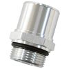 Aeroflow ORB Barb Adapters -16 ORB to 1-3/8in 35mm Barb 55mm OAL Silver AF926-22-16S