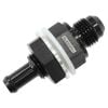 Aeroflow Fuel Cell Bulkhead Fitting -6AN to 5/16in Barb Black AF927-06-05BLK