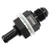 Aeroflow Fuel Cell Bulkhead Fitting -8AN to 1/2in Barb Black AF927-08-08BLK