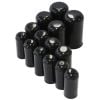 Aeroflow AF9290-016-01 Vaccum Blank Off Plug Metric Black 16 Silicone Cap Block