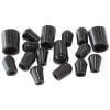 Aeroflow 16-Piece Vacuum Blank-Off Plug Kit Black AF9291-016-01