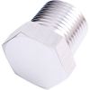 Aeroflow NPT Hex Head Plug 1/8in Silver AF933-02S