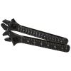 Aeroflow Wheelie Bar and General Purpose Adjustable Spanner Black AF98-2038BLK