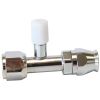 Aeroflow A/C Straight Fitting #8 with Charge Port AFFCE-08B