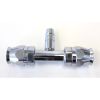 Aeroflow A/C Straight Inline #10 Fitting with Charge Port AFFCEL-10B