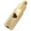 Aeroflow Oil Pressure Gauge Adapter 1/4in NPT Male/Female with 1/8in NPT Female AFGA-32