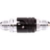 Aeroflow Aluminium Quick Release Fitting -4AN Viton Seal Black AFQR101-04