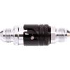 Aeroflow Aluminium Quick Release Fitting -8AN Viton Seal Black AFQR101-08