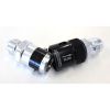 Aeroflow Aluminium Quick Release Fitting -8AN Buna N Seal Black AFQR201-08